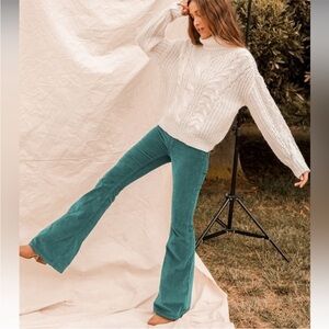 Free People Pull On Corduroy Flare size 30